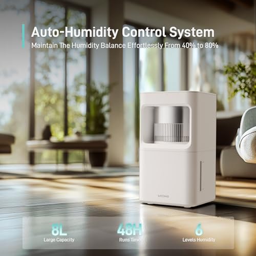 Quiet 2.11Gal Evaporative Humidifier - SleepyTime Aroma Diffuser - Large Room, Top Fill