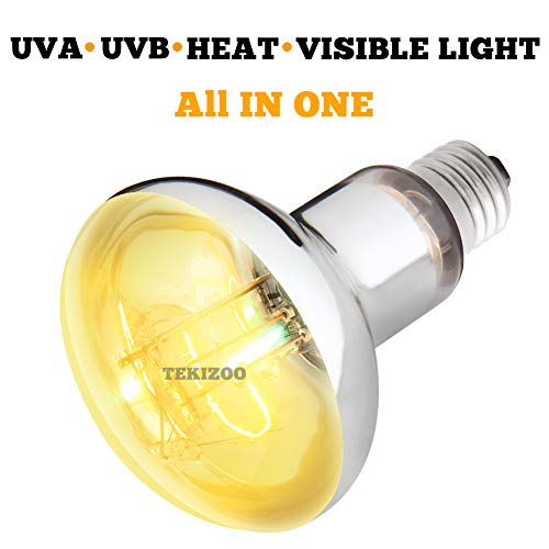 High Intensity 125W UVA UVB Sun Lamp for Reptiles and Amphibians