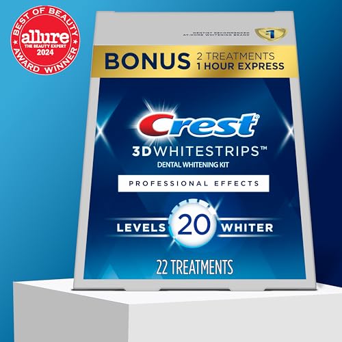 Crest 3D Whitestrips Professional Effects Teeth Whitening Kit, 44 Strips